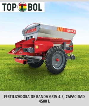 Fertilizadora de banda Griv 4.5, Capacidad 4500 l