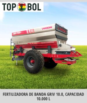Fertilizadora de banda Griv 10.0, Capacidad 10.000 l