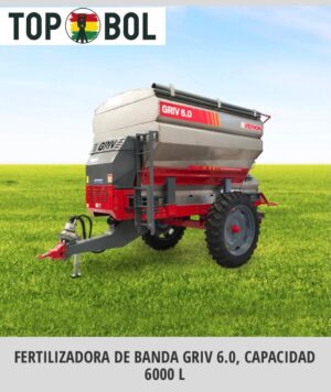 Fertilizadora de banda Griv 6.0, Capacidad 6000 l